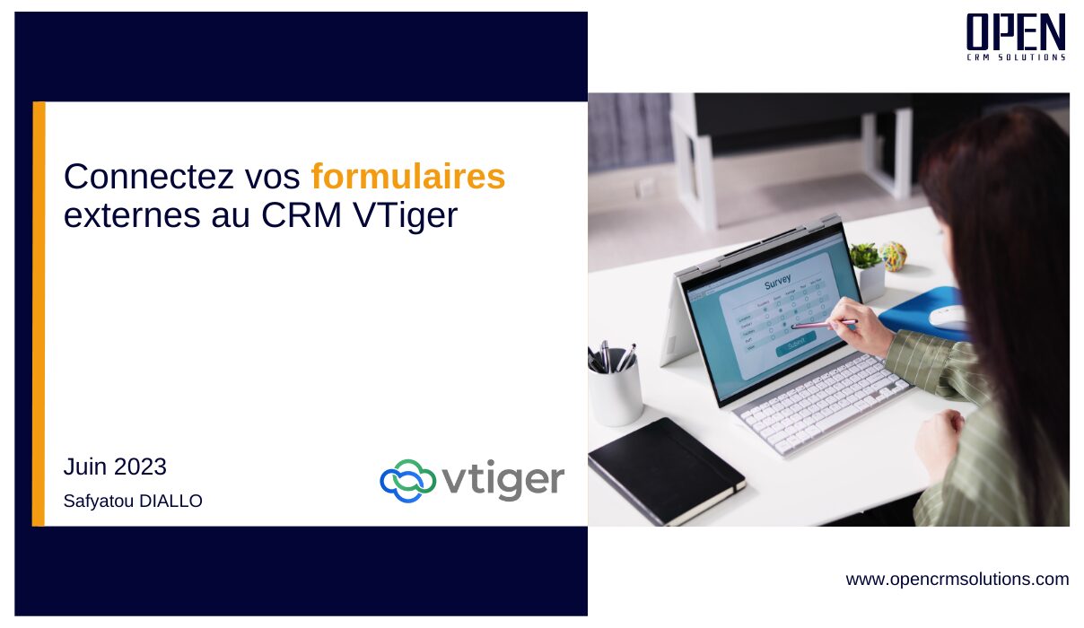 Connexion formulaires externes vers CRM VTiger via Zapier